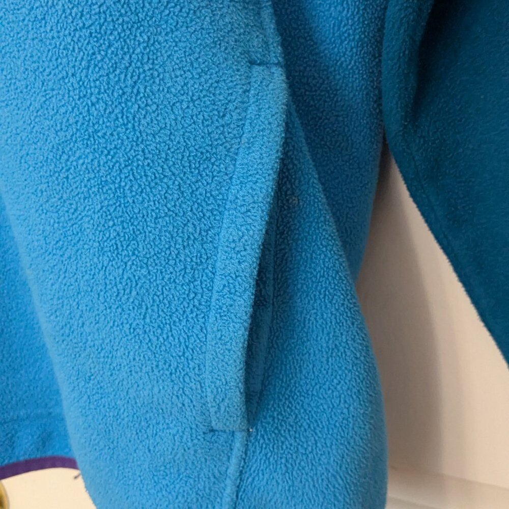 Patagonia Synchilla Snap T Hoodie Blue Purple Pullover Fleece Jacket Size Small - Picture 6 of 9